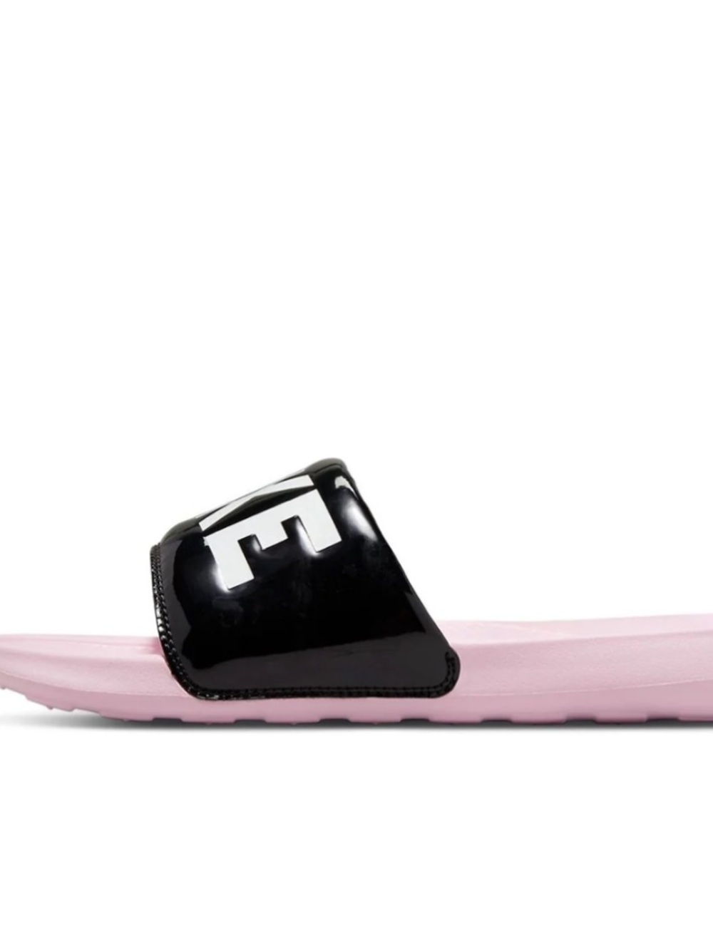 NWT Women’s Nike Victori One Black Pink Foam Slides Size 7 - Picture 3 of 8